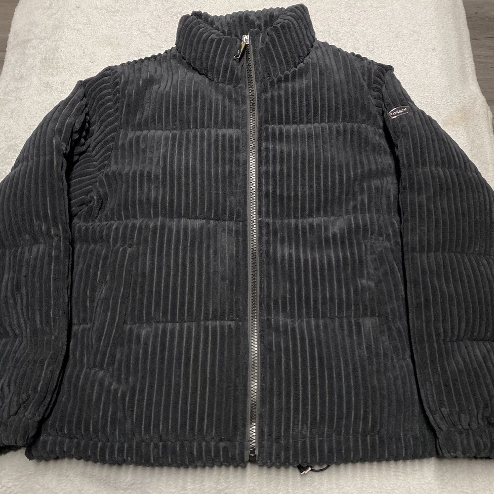 Koolaburra By Ugg‎ Jacket Womens Large Black Corduroy Puffer Insulated Cozy